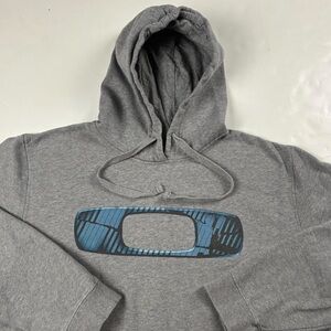 001 - VINTAGE 00s OAKLEY Y2K CENTER LOGO PULLOVER HOODIE
